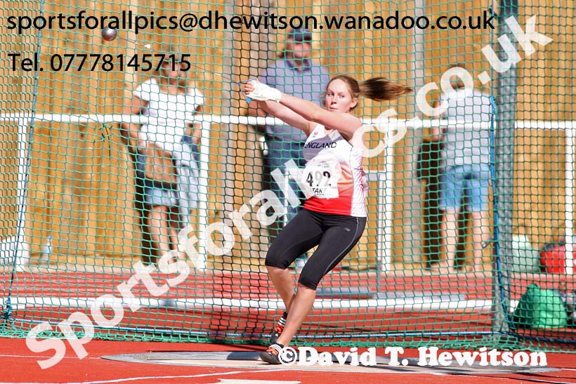 Under-17 womens hammer. Photo: David T. Hewitson/Sports for All Pics